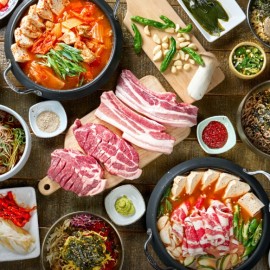 먹자골목 전국5대 삼겹살 트렌디한 육즙 가득한 고기집!