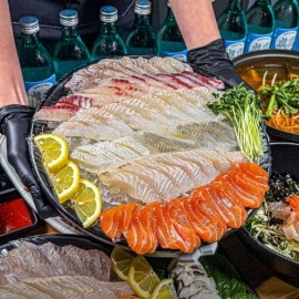 구의역 가장 신선한 회를 바로 떠주는 맛집!