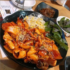 망월사역! 신한대학생맛집! 도봉산원조 그집! 불맛이 환상적인 불오징어&불닭발 맛집