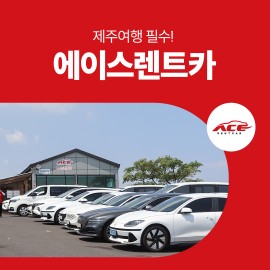 [제주도] 공항 옆 위치한 렌트카 전문 업체이며 24시간 대여 가능한곳! [에이스렌트카]