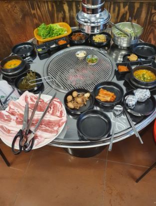 [광주 광산]광주 첨단! 신선하고 맛있는 고기로 유명한 고기 맛집 [숯불고깃간]