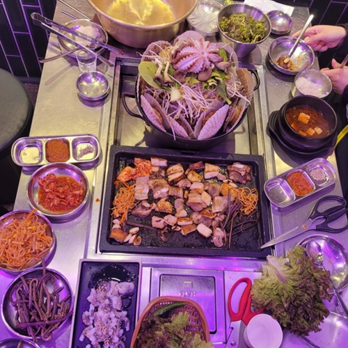 [강원 강릉]노릇노릇 조개구이와 삽겹살을 같이 먹을 수 있는 강릉 경포대 최고 맛집 [강릉
