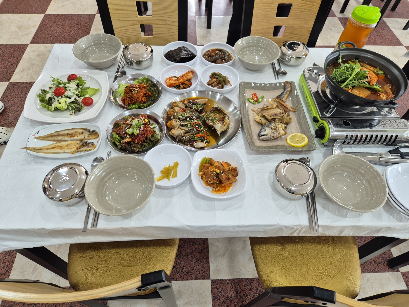 [전북 군산]군산 꽃게 보리굴비 한상가득 맛집 [참답다꽃게한상보리굴비한상]