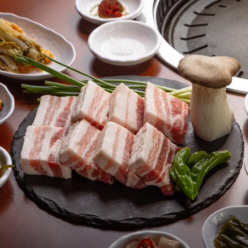 [대전 유성]두툼하고 육즙 가득한 오겹살이 맛있는 고기집